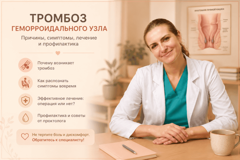 Тромбоз гемороїдального вузла: чому виникає та коли потрібна операція